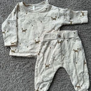 Rylee & Cru Two-Piece Set, Fox Print